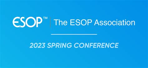 Esop Conference 2023